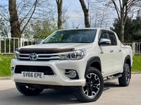 USED 2016 66 TOYOTA HI-LUX 2.4 INVINCIBLE X 4WD D-4D DCB 148 BHP ** NO VAT **  LOW MILES + 2 KEYS