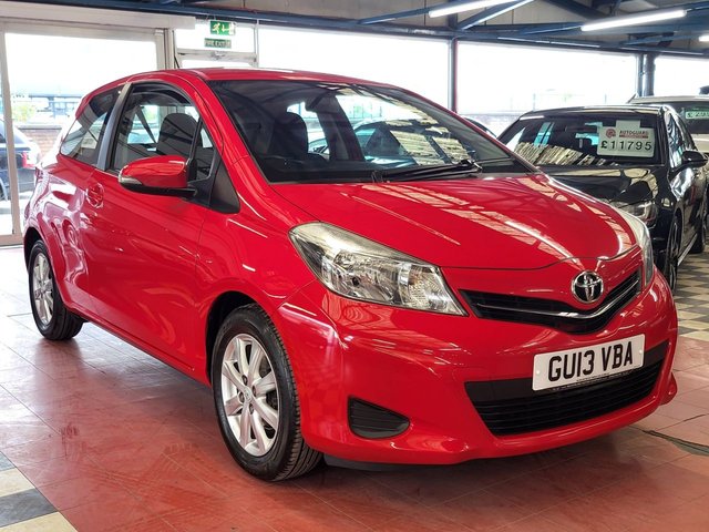 2013 13 Toyota Yaris 1.3 VVT-I TR 3d 98 BHP