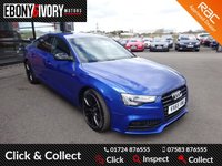 USED 2015 65 AUDI A5 2.0 TDI BLACK EDITION PLUS 5d 187 BHP STUNNING COLOUR + FULLY SERVICED INCLUDING CAMBELT DONE