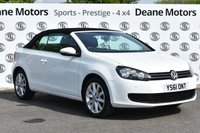 USED 2012 61 VOLKSWAGEN GOLF 1.4 S TSI 2d 121 BHP CABRIOLET FUN LOW MILEAGE SUPERB SERVICE HISTORY