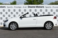 USED 2012 61 VOLKSWAGEN GOLF 1.4 S TSI 2d 121 BHP CABRIOLET FUN LOW MILEAGE SUPERB SERVICE HISTORY