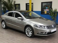 USED 2016 66 VOLKSWAGEN CC 1.8 TSI DSG 4d 158 BHP ULEZ AND CAZ COMPLIANT PANORAMIC SUNROOF SAT NAV FULL LEATHER HEATED SEATS 4 VW SERVICES TO 30K MILES