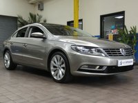 USED 2016 66 VOLKSWAGEN CC 1.8 TSI DSG 4d 158 BHP ULEZ AND CAZ COMPLIANT PANORAMIC SUNROOF SAT NAV FULL LEATHER HEATED SEATS 4 VW SERVICES TO 30K MILES