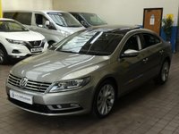 USED 2016 66 VOLKSWAGEN CC 1.8 TSI DSG 4d 158 BHP ULEZ AND CAZ COMPLIANT PANORAMIC SUNROOF SAT NAV FULL LEATHER HEATED SEATS 4 VW SERVICES TO 30K MILES