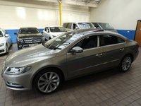 USED 2016 66 VOLKSWAGEN CC 1.8 TSI DSG 4d 158 BHP ULEZ AND CAZ COMPLIANT PANORAMIC SUNROOF SAT NAV FULL LEATHER HEATED SEATS 4 VW SERVICES TO 30K MILES