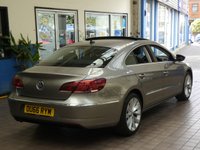 USED 2016 66 VOLKSWAGEN CC 1.8 TSI DSG 4d 158 BHP ULEZ AND CAZ COMPLIANT PANORAMIC SUNROOF SAT NAV FULL LEATHER HEATED SEATS 4 VW SERVICES TO 30K MILES