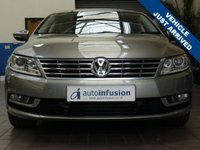 USED 2016 66 VOLKSWAGEN CC 1.8 TSI DSG 4d 158 BHP ULEZ AND CAZ COMPLIANT PANORAMIC SUNROOF SAT NAV FULL LEATHER HEATED SEATS 4 VW SERVICES TO 30K MILES
