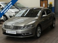 USED 2016 66 VOLKSWAGEN CC 1.8 TSI DSG 4d 158 BHP ULEZ AND CAZ COMPLIANT PANORAMIC SUNROOF SAT NAV FULL LEATHER HEATED SEATS 4 VW SERVICES TO 30K MILES