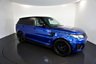 USED 2016 66 LAND ROVER RANGE ROVER SPORT 5.0 V8 SVR 5d 543 BHP-PANORAMIC SLIDING SUNROOF-FIXED SIDE STEPS-MERIDIAN SOUND-AMBIENT LIGHTING-HEATED FRONT AND REAR SEATS-HEATED STEERING WHEEL-TWO TONE WHITE AND BLACK LEATHER BUCKET SEATS-BLUETOOTH-ADAPTIVE CRUISE CONTROL-SATNAV-PARKING SENSORS-REVERSE CAMERA-DAB RADIO-ELECTRIC MEMORY SEAT-ELECTRIC FOLDING MIRRORS-PRIVACY GLASS-CLIMATE CONTROL-BEST SOUNDING 4X4 ON THE ROAD 