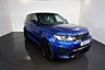 USED 2016 66 LAND ROVER RANGE ROVER SPORT 5.0 V8 SVR 5d 543 BHP-PANORAMIC SLIDING SUNROOF-FIXED SIDE STEPS-MERIDIAN SOUND-AMBIENT LIGHTING-HEATED FRONT AND REAR SEATS-HEATED STEERING WHEEL-TWO TONE WHITE AND BLACK LEATHER BUCKET SEATS-BLUETOOTH-ADAPTIVE CRUISE CONTROL-SATNAV-PARKING SENSORS-REVERSE CAMERA-DAB RADIO-ELECTRIC MEMORY SEAT-ELECTRIC FOLDING MIRRORS-PRIVACY GLASS-CLIMATE CONTROL-BEST SOUNDING 4X4 ON THE ROAD 