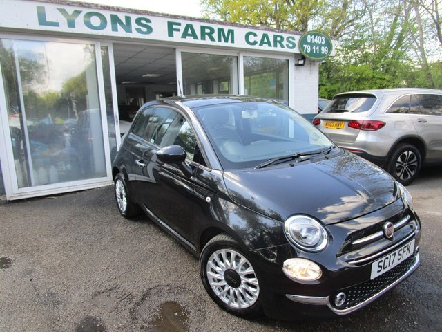 2017 17 Fiat 500 1.2 LOUNGE 3d 69 BHP NEW SHAPE