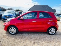 USED 2011 11 KIA PICANTO 1.2 2 ECODYNAMICS 5d 84 BHP &pound;0 Road Tax + Air Con & Bluetooth