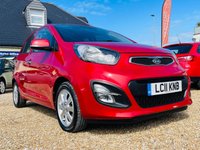 USED 2011 11 KIA PICANTO 1.2 2 ECODYNAMICS 5d 84 BHP &pound;0 Road Tax + Air Con & Bluetooth