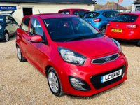 USED 2011 11 KIA PICANTO 1.2 2 ECODYNAMICS 5d 84 BHP &pound;0 Road Tax + Air Con & Bluetooth
