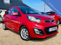 USED 2011 11 KIA PICANTO 1.2 2 ECODYNAMICS 5d 84 BHP &pound;0 Road Tax + Air Con & Bluetooth