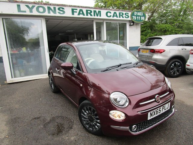 2015 65 Fiat 500 0.9 TWINAIR LOUNGE 3d 85 BHP NEW SHAPE