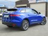 USED 2019 19 JAGUAR F-PACE 2.0 R-SPORT 5d 161 BHP Finished in CAESIUM BLUE METALLIC with contrasting EBONY HEATED LEATHER TRIM. The Jaguar F-Pace is a large, stylish family car and one of the few SUVs on sale that is genuinely good fun to drive. It has a host of features that include Sat Nav, Heated Leather, DAB Radio, Power rear Boot, Rear View Camera 19" ALLOYS and much more. Still Under Jaguar Warranty. Dealer serviced at 19815 miles.