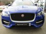 USED 2019 19 JAGUAR F-PACE 2.0 R-SPORT 5d 161 BHP Finished in CAESIUM BLUE METALLIC with contrasting EBONY HEATED LEATHER TRIM. The Jaguar F-Pace is a large, stylish family car and one of the few SUVs on sale that is genuinely good fun to drive. It has a host of features that include Sat Nav, Heated Leather, DAB Radio, Power rear Boot, Rear View Camera 19" ALLOYS and much more. Still Under Jaguar Warranty. Dealer serviced at 19815 miles.