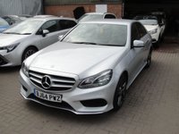 USED 2014 64 MERCEDES-BENZ E-CLASS 2.1 E250 CDI AMG SPORT 4d 202 BHP GENUINE MILEAGE FULL LEATHERS