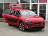 USED 2016 65 CITROEN C4 CACTUS 1.2 PURETECH FLAIR S/S 5d 109 BHP Finished in SPORT RED with contrasting dark trim. The C4 Cactus is one of the most quirky and unusual SUV crossovers on the market. Eye catching, economical and easy to drive family car. Features include Zero Road Tax, Sat Nav, Rear View Camera, DAB, Park Sensors, Blue Tooth and much more. Dealer serviced at 3949 miles, 9322 miles, 12928 miles, 17265 miles and at 21026 miles.