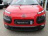 USED 2016 65 CITROEN C4 CACTUS 1.2 PURETECH FLAIR S/S 5d 109 BHP Finished in SPORT RED with contrasting dark trim. The C4 Cactus is one of the most quirky and unusual SUV crossovers on the market. Eye catching, economical and easy to drive family car. Features include Zero Road Tax, Sat Nav, Rear View Camera, DAB, Park Sensors, Blue Tooth and much more. Dealer serviced at 3949 miles, 9322 miles, 12928 miles, 17265 miles and at 21026 miles.