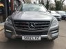 USED 2012 12 MERCEDES-BENZ M-CLASS 2.1 ML250 BLUETEC SPECIAL EDITION 5d 204 BHP LEATHER~BLUETOOTH~PARK SENSORS!