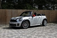 USED 2013 13 MINI CONVERTIBLE 1.6 JOHN COOPER WORKS 2d 208 BHP BI-XENON, CHILI PACK, H/K & MORE!