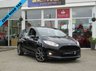 USED 2016 66 FORD FIESTA 1.0 ST-LINE 5d 124 BHP Finished in SHADOW BLACK MET with contrasting GREY Sports Cloth interior trim. This Fiesta is a small family 5 door car that you can really enjoy driving. Economical and cheap to run, stylish to look at and some great features. Specification includes, Zero Road tax, B/Tooth, DAB Radio, Alloys, Air Con and much more, makes this a must for the first time driver or small family. Serviced at 7466 miles, 13758 miles, 29033 miles and at 37251 miles.