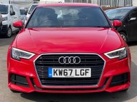 USED 2018 67 AUDI A3 1.6 TDI S line Sportback Euro 6 (s/s) 5dr NAV~SENSOR~CLIMATE~2018 FINANC