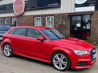 USED 2018 67 AUDI A3 1.6 TDI S line Sportback Euro 6 (s/s) 5dr NAV~SENSOR~CLIMATE~2018 FINANC