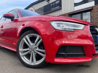 USED 2018 67 AUDI A3 1.6 TDI S line Sportback Euro 6 (s/s) 5dr NAV~SENSOR~CLIMATE~2018 FINANC