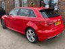USED 2018 67 AUDI A3 1.6 TDI S line Sportback Euro 6 (s/s) 5dr NAV~SENSOR~CLIMATE~2018 FINANC