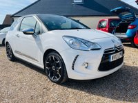 USED 2013 13 CITROEN DS3 1.6 DSTYLE PLUS 3d 120 BHP Stunning Two Tone Black and White Edition
