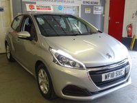 USED 2018 18 PEUGEOT 208 1.2 PURETECH ACTIVE 5d 82 BHP ......Low Miles