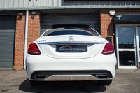 USED 2015 15 MERCEDES-BENZ C-CLASS 2.1 C220 BLUETEC AMG LINE PREMIUM 4d 170 BHP SATNAV+ BLUETOOTH
