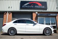 USED 2015 15 MERCEDES-BENZ C-CLASS 2.1 C220 BLUETEC AMG LINE PREMIUM 4d 170 BHP SATNAV+ BLUETOOTH