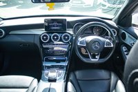 USED 2015 15 MERCEDES-BENZ C-CLASS 2.1 C220 BLUETEC AMG LINE PREMIUM 4d 170 BHP SATNAV+ BLUETOOTH