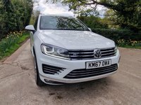 USED 2017 67 VOLKSWAGEN TOUAREG 3.0 V6 R-LINE PLUS TDI BLUEMOTION TECHNOLOGY 5d 259 BHP ZERO DEPOSIT FINANCE AVAILABLE