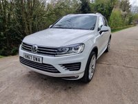 USED 2017 67 VOLKSWAGEN TOUAREG 3.0 V6 R-LINE PLUS TDI BLUEMOTION TECHNOLOGY 5d 259 BHP ZERO DEPOSIT FINANCE AVAILABLE