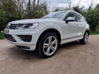 USED 2017 67 VOLKSWAGEN TOUAREG 3.0 V6 R-LINE PLUS TDI BLUEMOTION TECHNOLOGY 5d 259 BHP ZERO DEPOSIT FINANCE AVAILABLE
