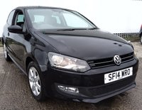 USED 2014 14 VOLKSWAGEN POLO 1.2 MATCH EDITION 3d 59 BHP PARK SENSORS - P/X & FINANCE