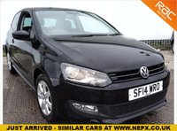 USED 2014 14 VOLKSWAGEN POLO 1.2 MATCH EDITION 3d 59 BHP PARK SENSORS - P/X & FINANCE