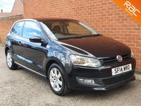 USED 2014 14 VOLKSWAGEN POLO 1.2 MATCH EDITION 3d 59 BHP PARK SENSORS - P/X & FINANCE