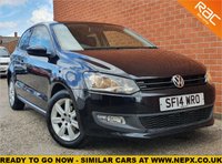 USED 2014 14 VOLKSWAGEN POLO 1.2 MATCH EDITION 3d 59 BHP PARK SENSORS - P/X & FINANCE