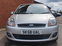 USED 2008 58 FORD FIESTA 1.2 ZETEC BLUE 5d 75 BHP 