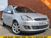 USED 2008 58 FORD FIESTA 1.2 ZETEC BLUE 5d 75 BHP 