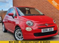 USED 2016 16 FIAT 500 1.2 POP STAR 3d 69 BHP 