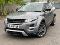 USED 2012 62 LAND ROVER RANGE ROVER EVOQUE 2.2 SD4 DYNAMIC 5d 190 BHP 