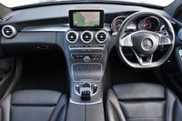 USED 2017 67 MERCEDES-BENZ C-CLASS 2.1 C 220 D 4MATIC AMG LINE PREMIUM PLUS 5d 170 BHP 2 Owners, Full Service History, Pan Roof, Leather Heated Electric Memory Seats, Reversing Camera