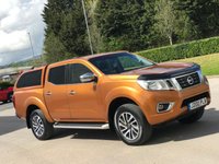 USED 2016 J NISSAN NP300 NAVARA 2.3 DCI N-CONNECTA 4X4 SHR DCB 190 BHP ** NO VAT * *  SAT NAV ** LOW MILES